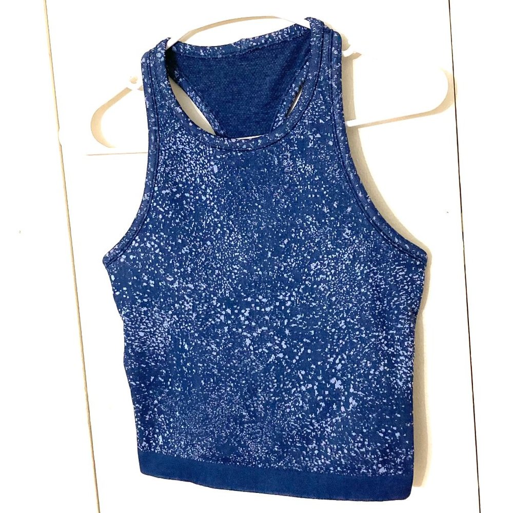 Lululemon Ebb to Street Cropped Racerback Tank Top /Size 6